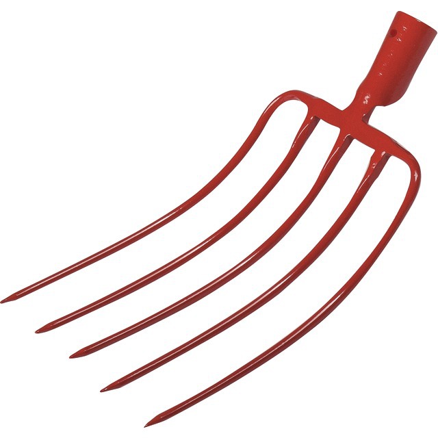 Fourche A Fumier A Douille 5 Dents 30CM sans Manche référence fournisseur 2424098